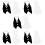 5 Sets Wedding Themed Covers Bridal Veil Decor 10