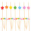 100Pcs Five-Pointed Star Toothpicks For Appetizers And Cocktails 4