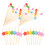 100Pcs Five-Pointed Star Toothpicks For Appetizers And Cocktails 2