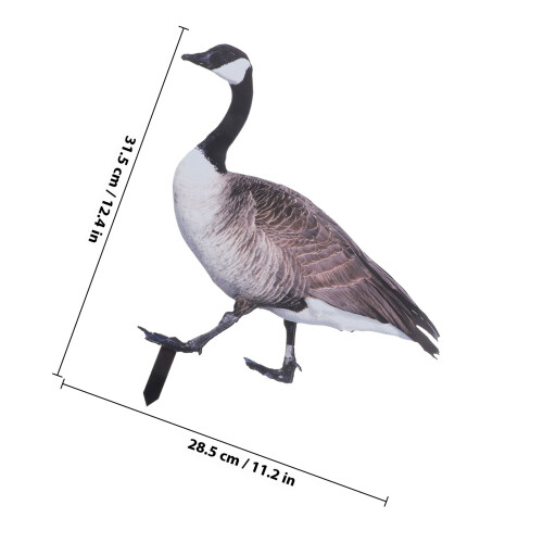 Garden Duck Insert Stake Acrylic Decorative Courtyard Sign 1