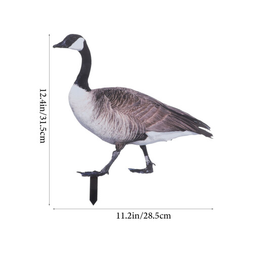 Garden Duck Insert Stake Acrylic Decorative Courtyard Sign 2