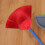 Raindrops Headgear Broom Replacement Head 38.00x26.50x2.50cm Red 5