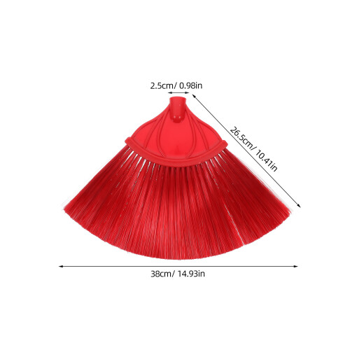 Raindrops Headgear Broom Replacement Head 38.00x26.50x2.50cm Red 2