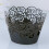 60 Pcs Cupcake Wrappers Hollow Pattern High Temperature Resistant Black 5