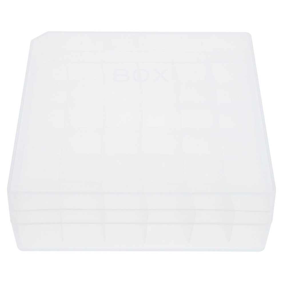 Happyyami Plastic Vial Box Transparent Case For Medical Injection Vials 36 Slot