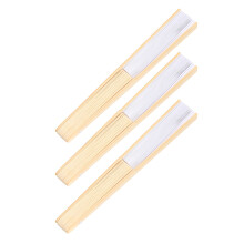12 Ventagli Con In Bamboo Pieghevoli Per Decorazione