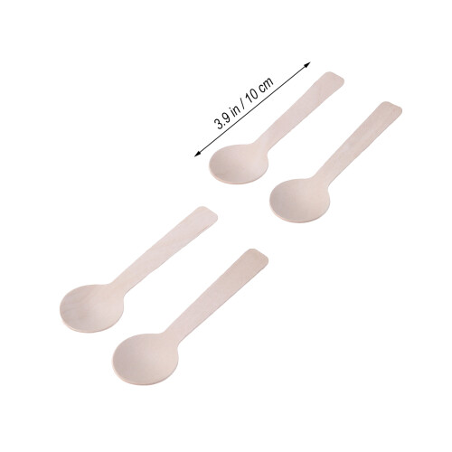 100 pezzi in , cucchiai 100 mm per dolci e gelato 1