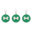 3 Huisdier ID Tags Emaille Metalen Been 3