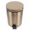 5L Bac À Ordures À Pédale Acier Inoxydable, Usage Maison, Marron 10
