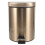 5L Bac À Ordures À Pédale Acier Inoxydable, Usage Maison, Marron 4