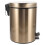 5L Bac À Ordures À Pédale Acier Inoxydable, Usage Maison, Marron 9