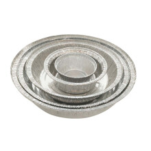 20 Sztuk 285 Ml Okrągłe Folie Aluminiowe Miseczki Do Pieczenia