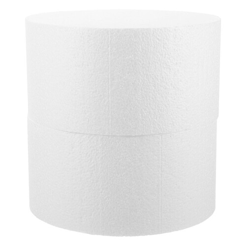 2Pcs Modelo De Bolo De Espuma Para Decoração De Exibição Diy