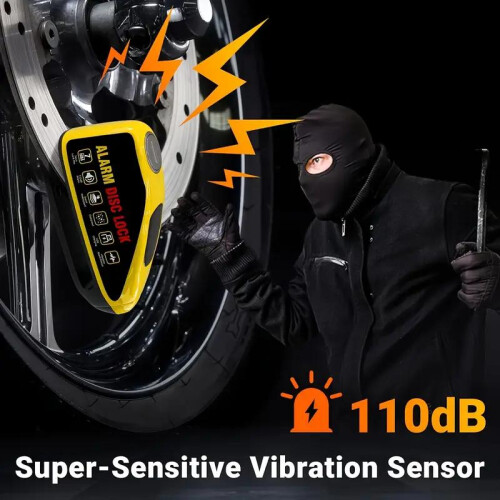 Motorcycle Disc Brake Alarm Lock 1