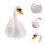 estátua de cisne para decoração de 11