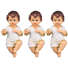 3Stk Mini Jesus Figuren Aus Harz Für Krippe, Und