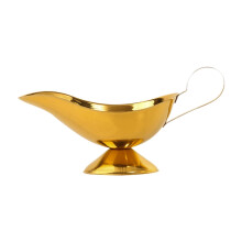 Gravy Boat Pourer, Elegant Decor Sauce Server Jug For Cream, Beef Pepper Sauce, Tomato Sauce, Salad Dressing, 21x10.3 Cm