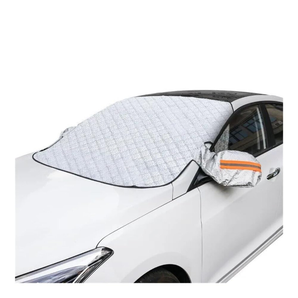 Car Screen Cover Magnetic Front Windshield Sunshade, Frost Prevention Snow Shield, Thickened Windscreen Cover 9354506053024