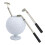 Mini-Desktop-Golfball-Stifthalter mit 3 5