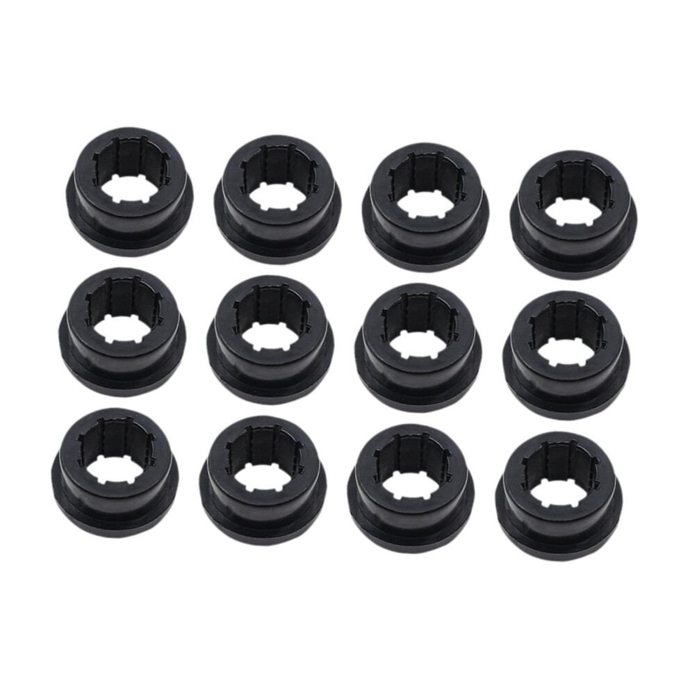 12Pcs Replacement Rear Camber Bushings For Eg Lower Control Arm Black 9393856096725