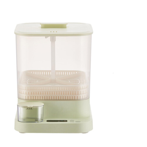 Smart Automatic Bean Sprouts Machine, 3-Tier Sprout System, Stackable Seedling Trays, 1.5L Water Tank