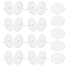 100 Transparente Kunststoff Blumen Nägel Für Desserts