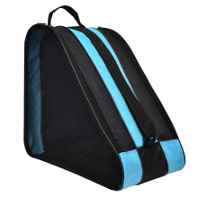 Skate Bag For Kids Travel Ice Skating Backpack Breathable Thickened Inline Skates Bag Single Shoulder/Handheld Blue