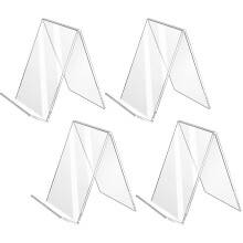 4 Acryl L- Display Stand Voor Documenten En Menu’s