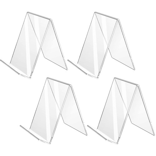 4 Acryl L- Display Stand Voor Documenten En Menu’s