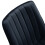 Living And Home 4Pcs Black Velvet Upholstered Dining Chairs 4