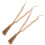 2 handstrick gardinenband mit holzperlen 10