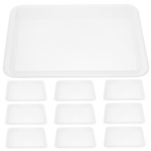 10St Kunststoff Basteltabletts Kreativ Organizer Tablett