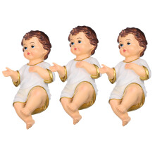 3 Stks Mini Beeldjes: Hars Voor Thuis Of Kerk