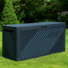Anthracite 280L Garden Plastic Storage Box