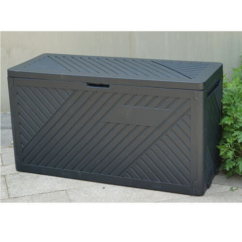 Anthracite 280L Garden Plastic Storage Box 2