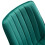 Living And Home 4Pcs Green Velvet Upholstered Dining Chairs 4