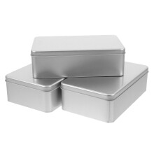 3er-pack blechdosen für backwaren, snacks geschenke