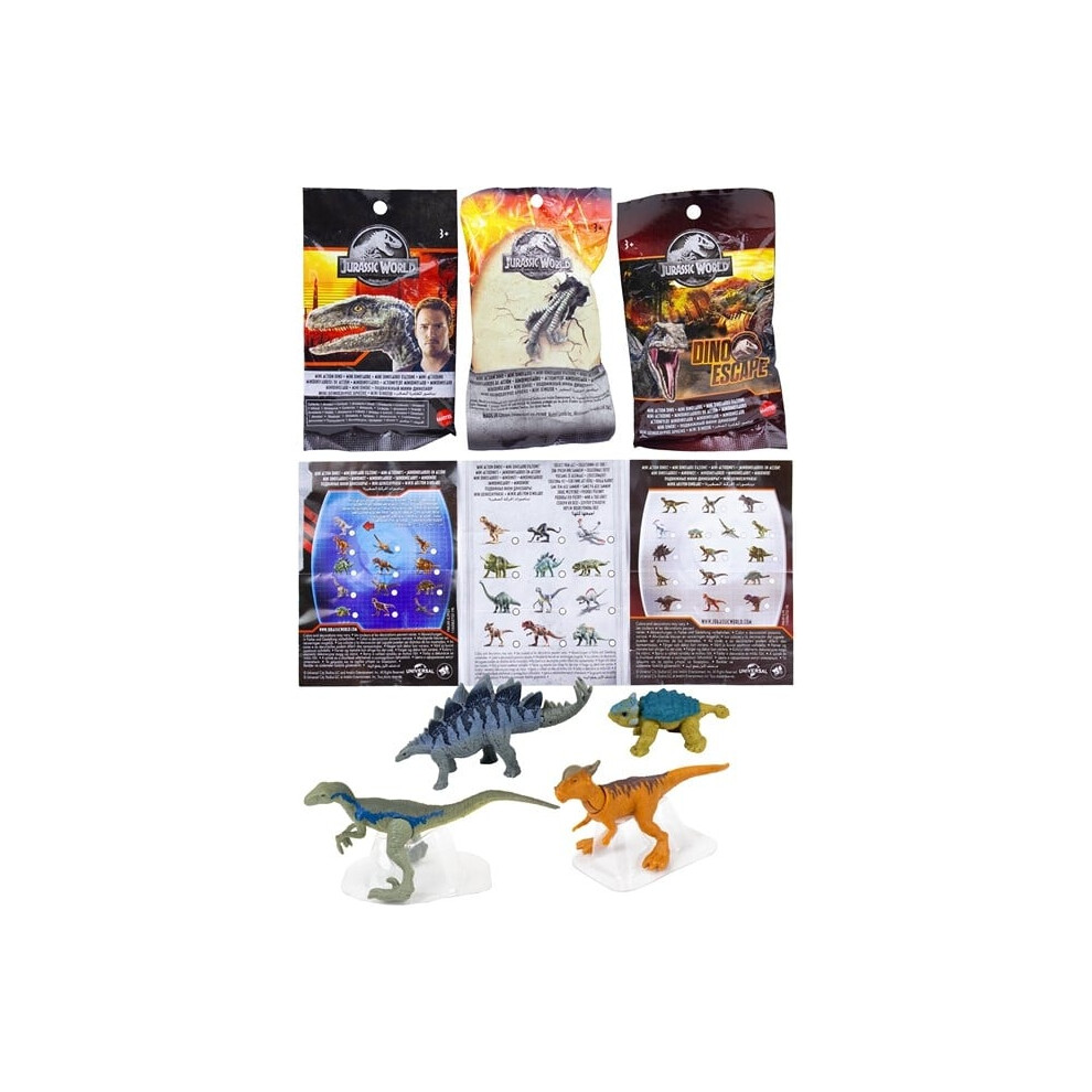 Mattel X2 Jurassic World Blindbag Dinosaur Mini Dino Toy