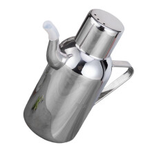 1St Premium Ölflasche Sesamölkanne Sojasoßenflasche (Silber)