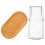 eine glaskaraffe mit tablett, transparent, zum 9