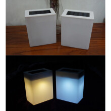 Solarleuchten Für Außen Wandlampe Einfach Weiß