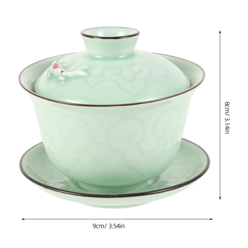 1 Set Teebecher Mit Deckel Trinkbecher Keramik Kaffeetasse Milchbecher 1