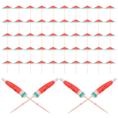 100 Unidades Picks De Con Forma De Para