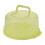 Green Plastic Cake Container Portable Reusable Dessert Carrier 1