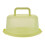 Green Plastic Cake Container Portable Reusable Dessert Carrier 5