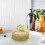 Green Plastic Cake Container Portable Reusable Dessert Carrier 6