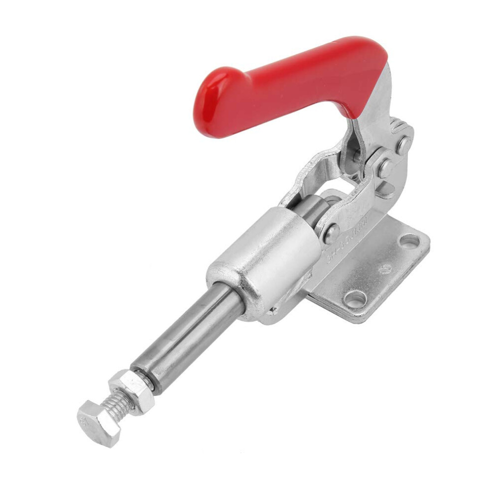 Iron Galvanized Quick Fixed Toggle Clamp Holdinglatch Push Pull Action Hand Tool Model Gh-36010 Galvanized Iron 9393856097104
