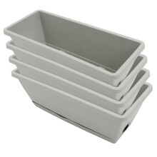 4 Pièces Bac De Fenêtre Pour Légumes Et Fleurs Rectangulaire