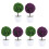 6 Pcs Artificial Grass Ball Potted Plants 3