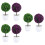 6 Pcs Artificial Grass Ball Potted Plants 8
